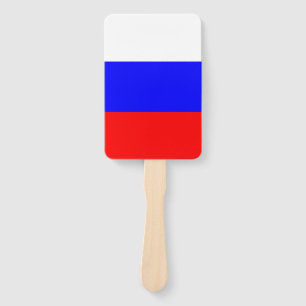 Éventail Fan à main avec drapeau de la Russie