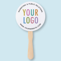 Fans promotionnels personnalisés avec logo Personn