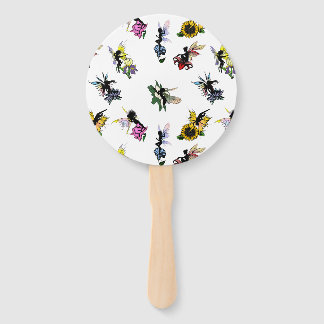 Éventail Fées d'ombre