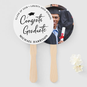 Éventail Félicitations à l'obtention du diplôme Photo