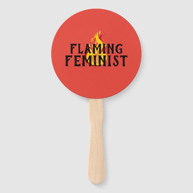 Éventail Flammes féministes flamboyantes RBG Flames 20 (Devant)