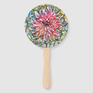 ÉVENTAIL FLEUR DE DAHLIA