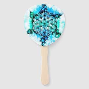 Éventail Fleur De Vie - Façons Colorées 3