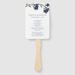 Éventail Fleur sauvage Programme des fleurs de Bohême Ble