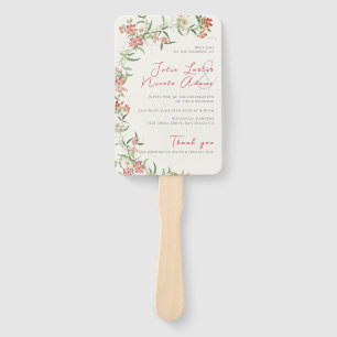 Éventail Fleur sauvage rose Rose Spring Garland Mariage