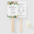 Fleurs tropicales aquarelle Mariage d'été