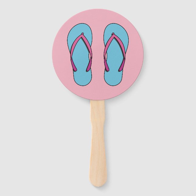 Éventail Flip Flops de plage (Devant)