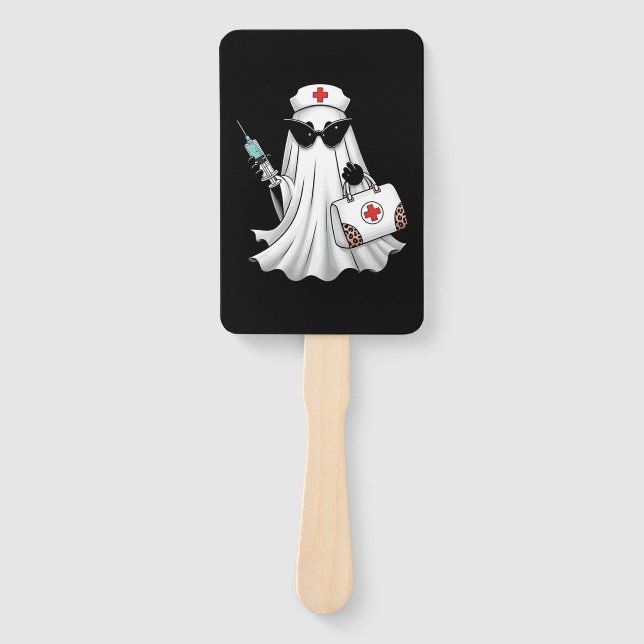 Éventail Ghost Nurse Halloween (Devant)