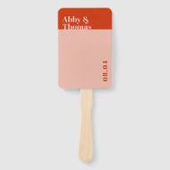 Éventail Gras Moderne Minimaliste Programme de Mariage Oran