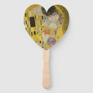 Éventail Gustav Klimt - Le baiser