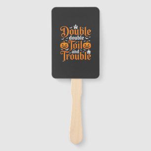 Éventail Halloween Double Double Toil and Trouble_1