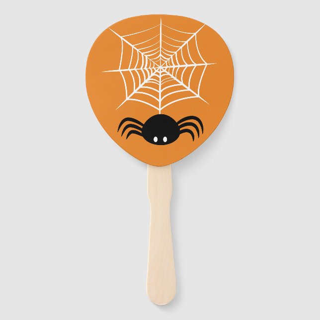 Éventail Halloween Spider Web (Devant)