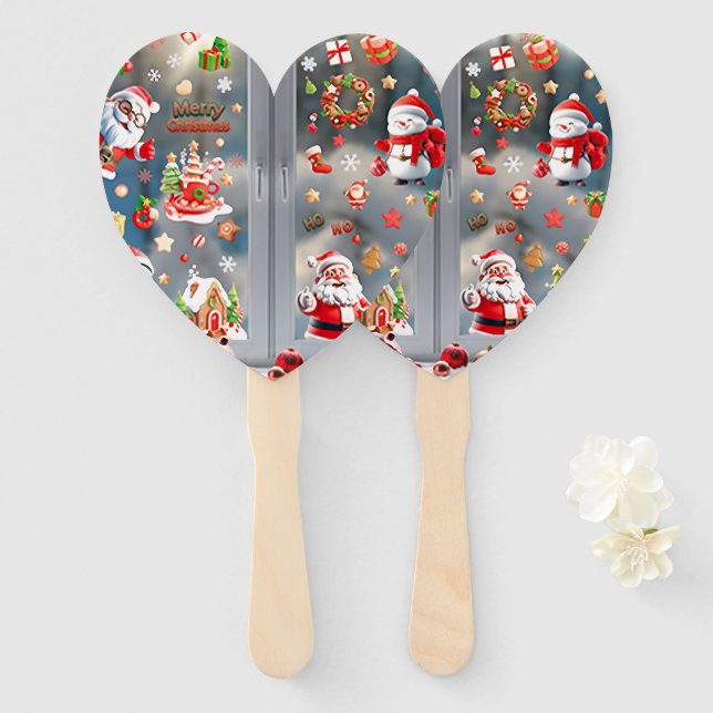 Éventail Hand fan (Devant et derrière)