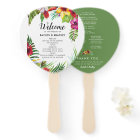 Hawaii Summer Tropical Beach Wedding Program