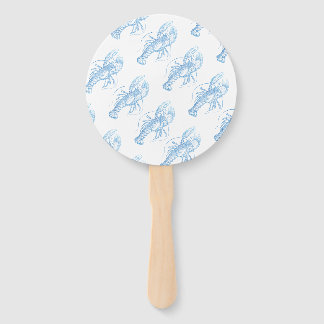 Éventail Homard bleu