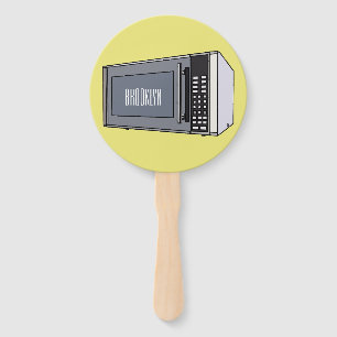 Éventail Illustration de dessin sur micro-ondes