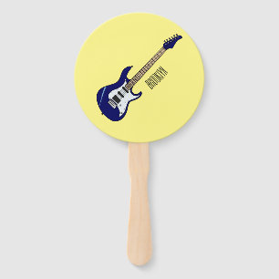 Éventail Illustration de guitare électrique