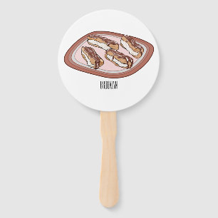 Éventail Illustration de l'éclair de chocolat