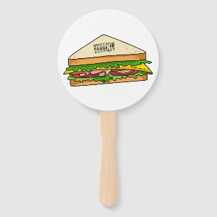 Éventail Illustration Sandwich