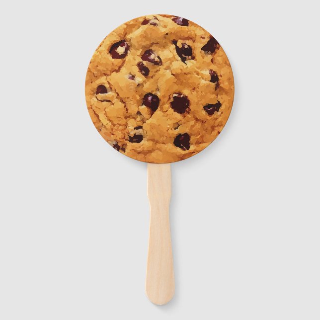 Éventail Image du biscuit à base de chips au chocolat (Devant)