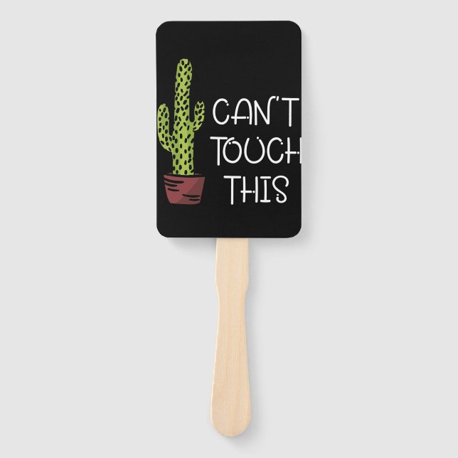 Éventail Impossible De Toucher Ce Cactus (Devant)