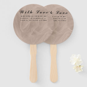 Éventail Impression texturée en tissu rose - toute couleur