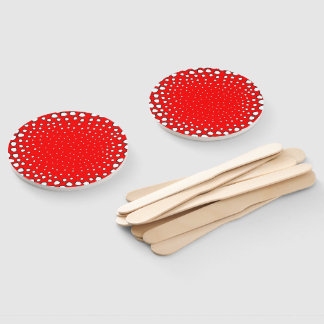 Éventail Inspiré par les plumes d'oiseaux de faisan rouge