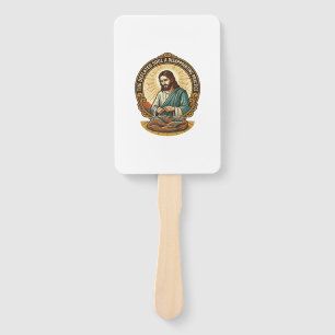 Éventail Jésus boule de yoga complètement dégonflée humour