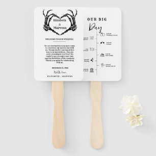 Éventail Jour de mariage gothique d'Halloween Événements Ca