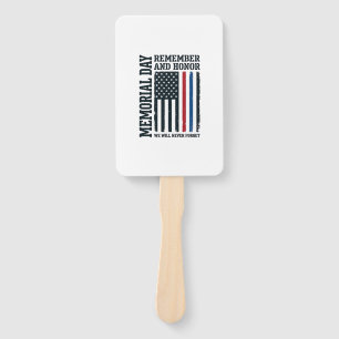 Éventail Jour du Souvenir Hommage et Tribut Vector Des