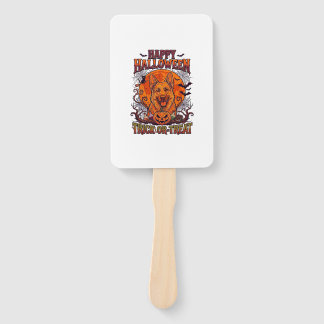 Éventail Joyeux Halloween Trick Or Treat Berger Allemand Ci