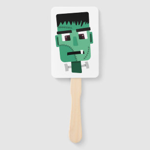 Éventail La tête du monstre Frankenstein