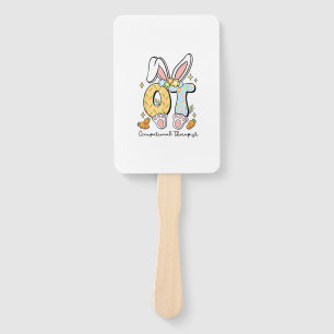 Éventail Lapin de Pâques en ergothérapie OT OTA Printemps O