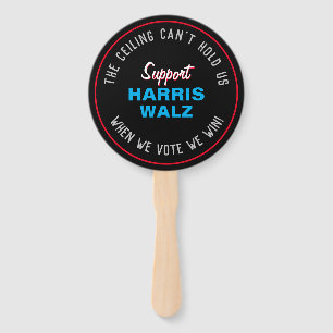 Éventail Le plafond ne peut pas nous tenir HARRIS WALZ 2024