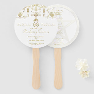 Éventail Manipulation élégante de Pentacle Or