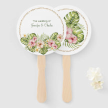 Mariage de fleurs hawaïennes tropicales