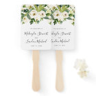 Mariage Élégant Fleurs de Verdure Aquarelle Blanch