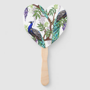 Éventail Mariage Peacock