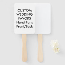 Mariage Personnalisé FANS MAIN - RECTANGLE BLANC