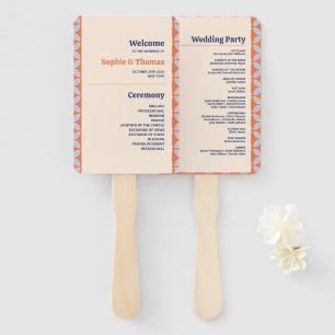 Éventail Mariage rétro du milieu du siècle