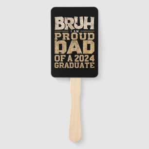 Éventail Mec je suis un papa fier d'un diplômé de 2024