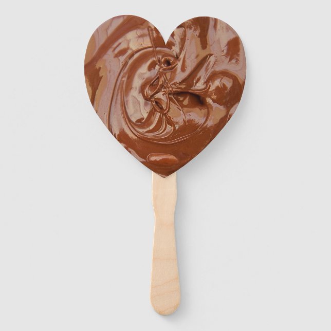 Éventail Melted chocolate texture (Devant)