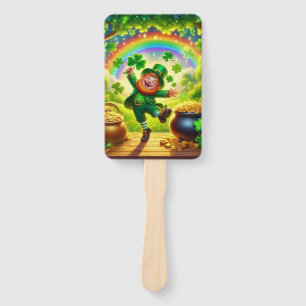 Éventail Mignon lutin magique de la Saint-Patrick