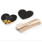 Moderne élégant chic noir et or doux 16