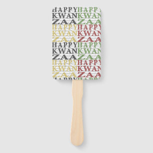 Éventail Moderne Happy Kwanzaa