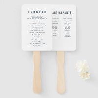 Moderne + Programme minimaliste de mariage de typo