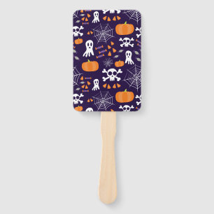Éventail Motif amusant d'Halloween