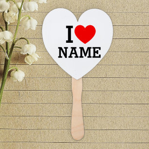 Éventail Nom du coeur