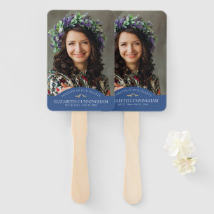 Éventail Oiseaux classiques commémoratifs Photo Souvenir