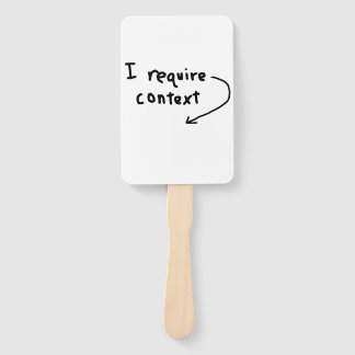 Éventail Panneau Wojak j'ai besoin de contexte